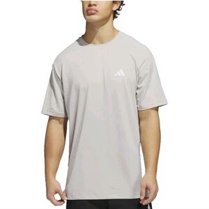 NWT Adidas Men's Short Sleeve Active Tee Beige M